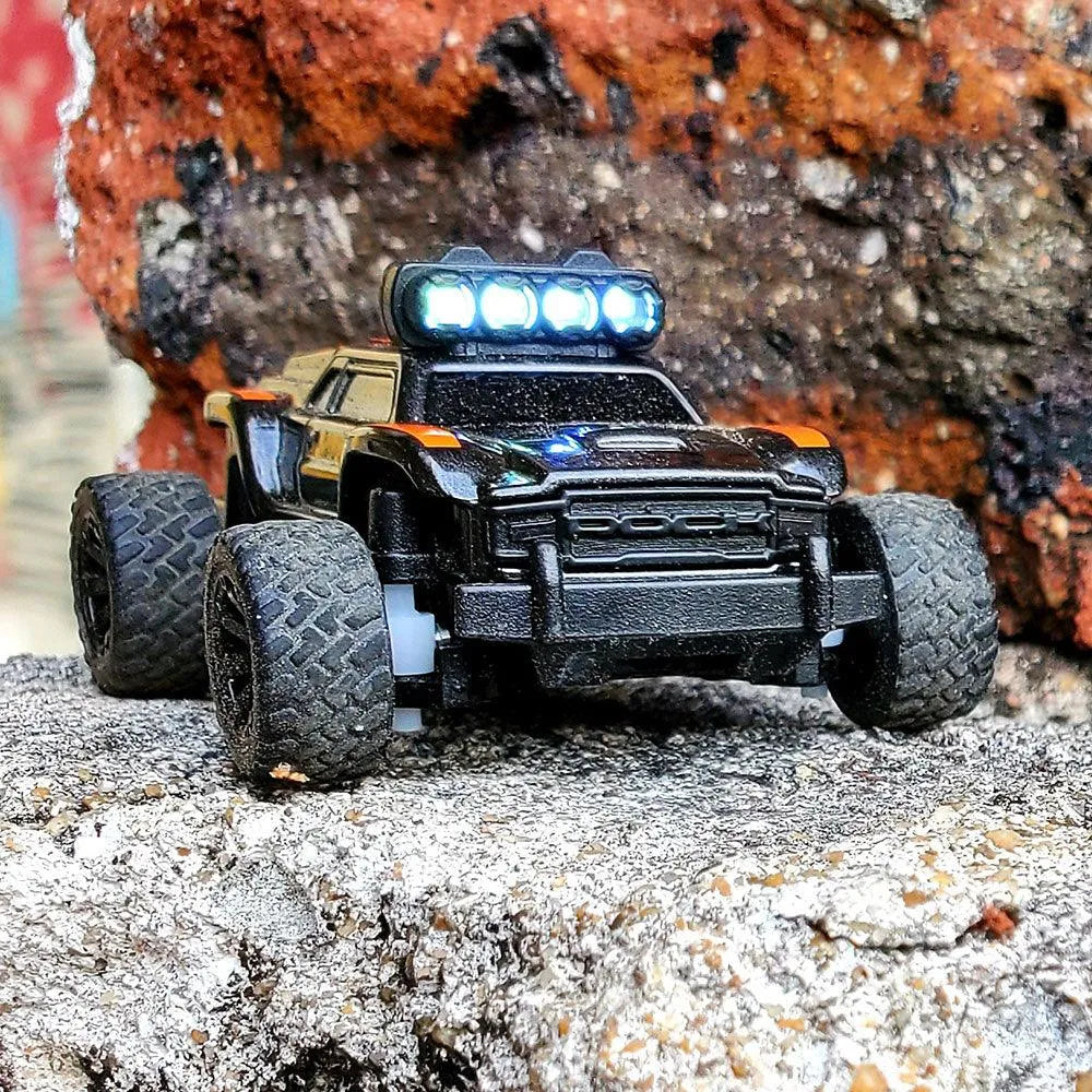 Turbo Racing 1:76 Scale C81 Big Foot Baby Monster Truck - Full Proportional RTR (Ready-to-Run) RC Car Kit for Kids & Adults - Perfect for Off-Road Racing, Stunt Shows & Collectible Display