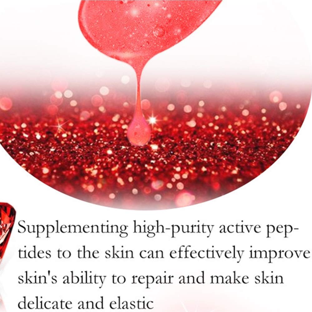 AICHUN BEAUTY 30 Pairs Collagen Eye Mask Patches - Hydrogel Under Eye Pads for Wrinkles, Dark Circles & Puffiness - Hydrating & Moisturizing Skin Care Treatment - Perfect for Night Routine & Travel Skincare (Ruby)