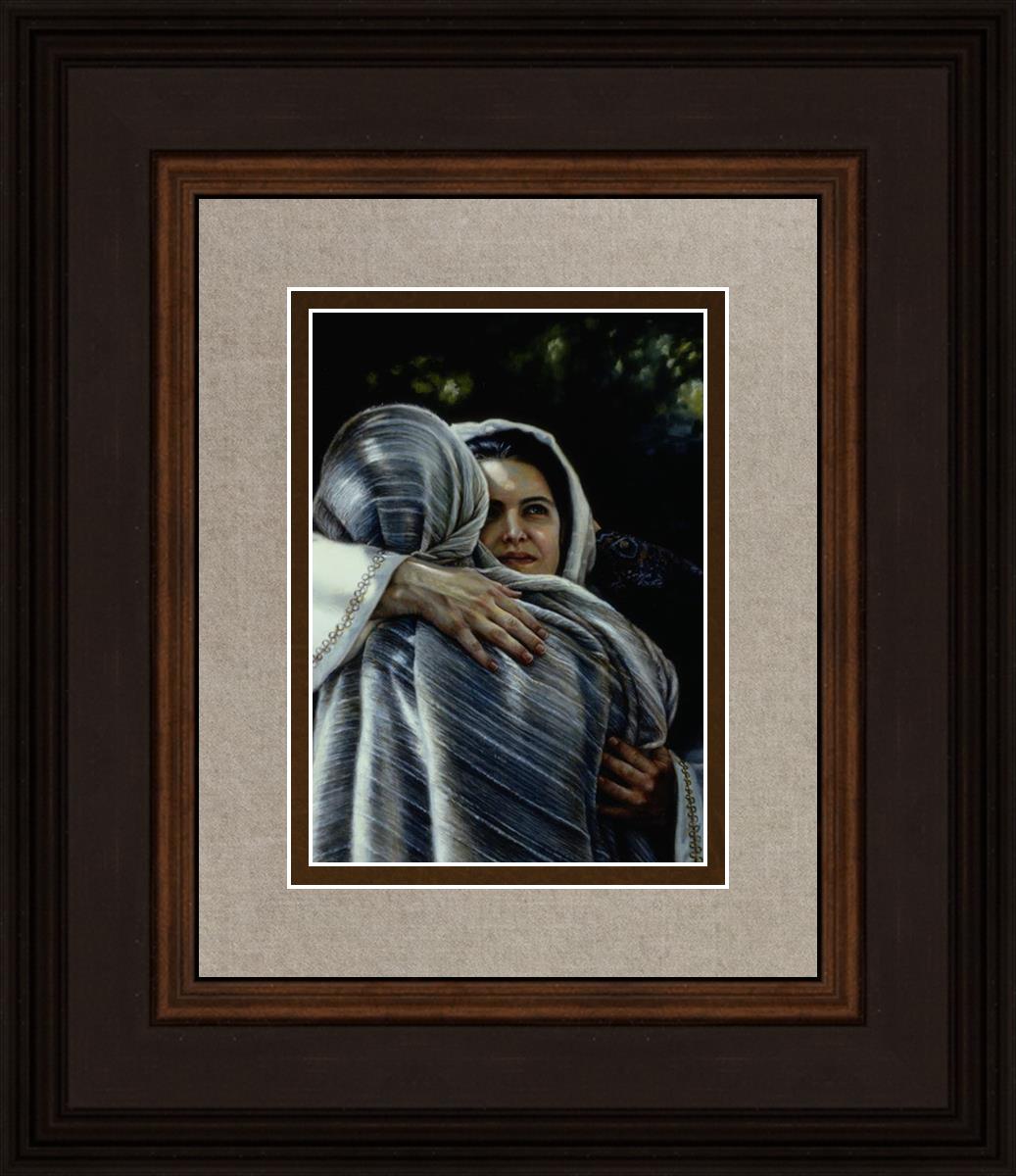 Refuge By Liz Lemon Swindle - Inspirational Christian Wall Art for Home & Office Decor - Perfect for Living Rooms, Bedrooms, and Prayer Spaces