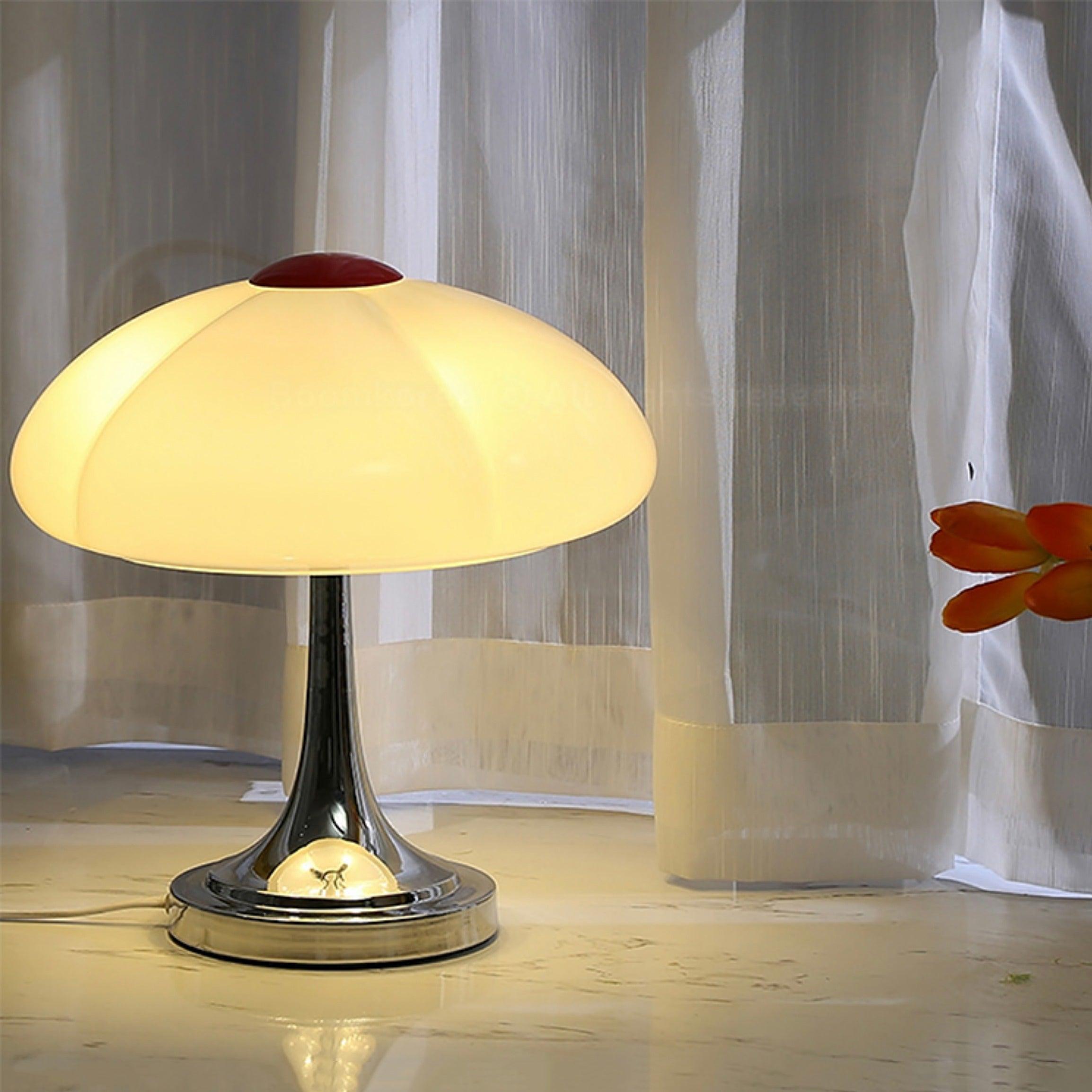 Elegant Flower Petal Table Lamp - Modern Bedside Night Light for Bedroom, Living Room & Office Decor - Soft Warm White LED Lighting for Relaxation & Ambience