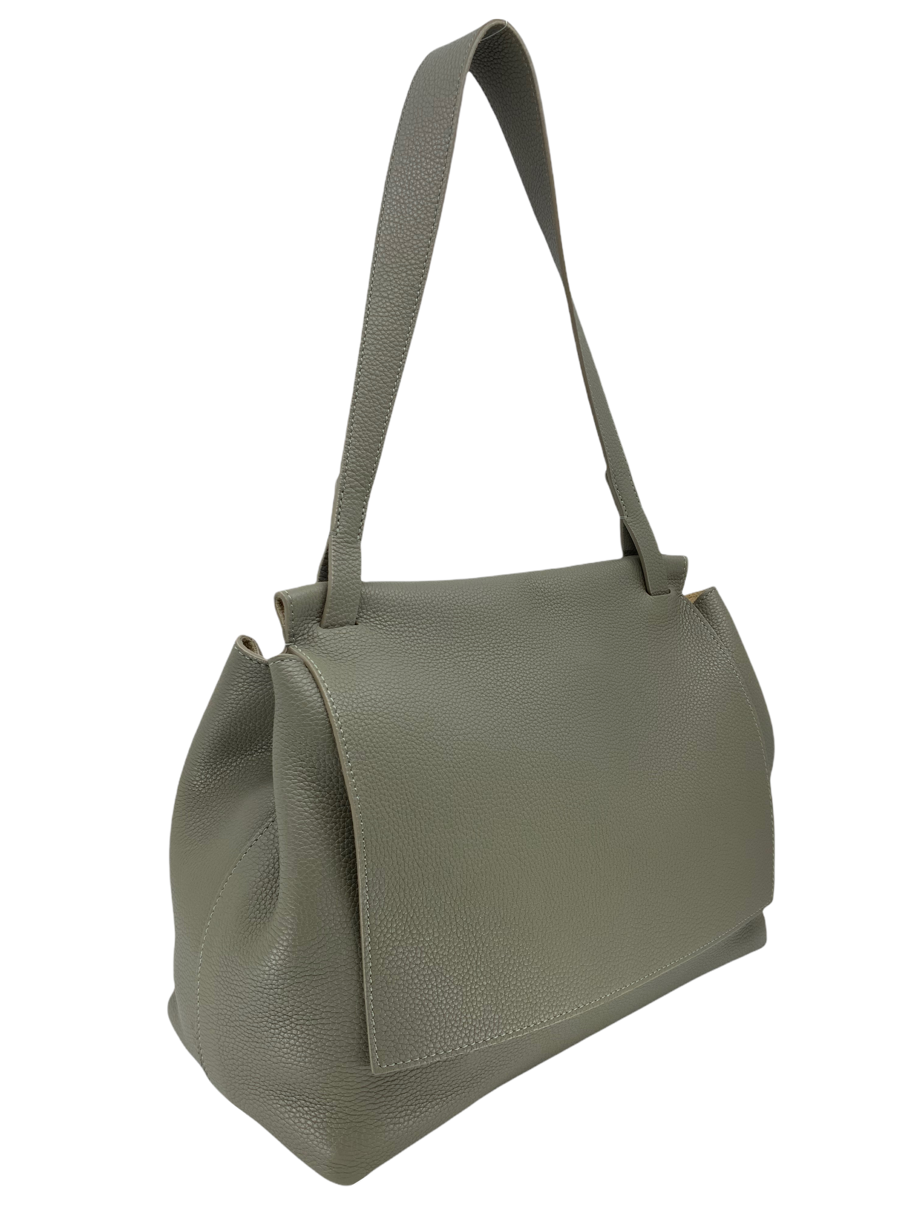 The Row Sidekick 2 Genuine Leather Shoulder Bag for Women - Stylish Crossbody Purse for Everyday Use, Work & Travel