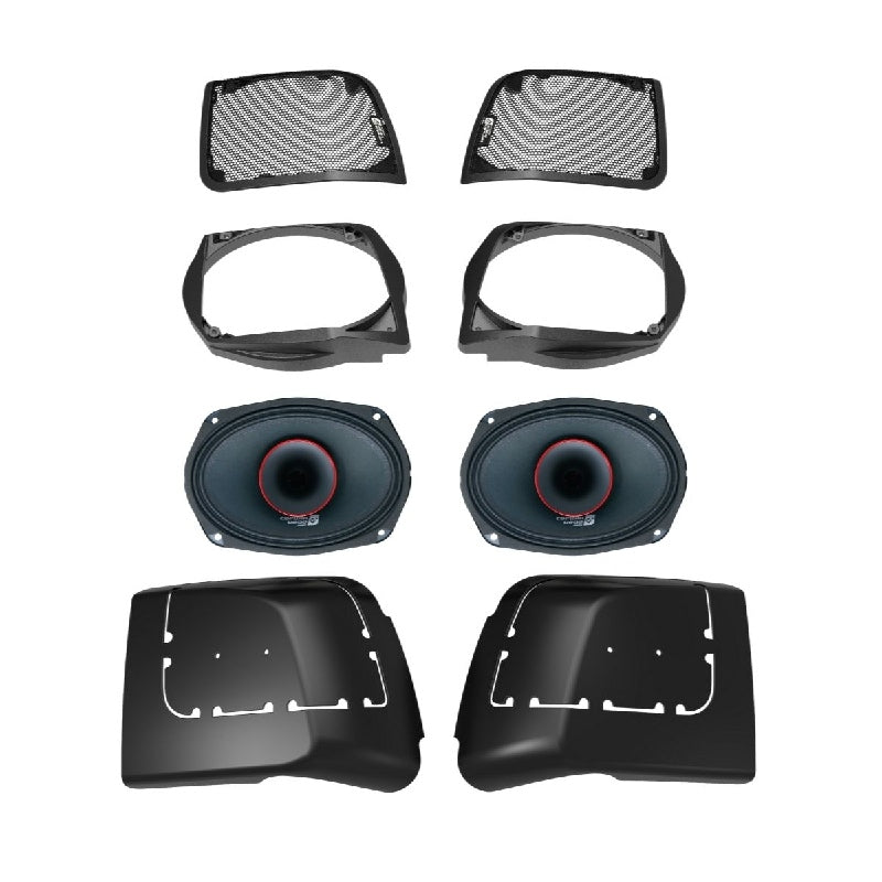 Cerwin Vega RPMPH694LK 14+ Harley Davidson Speaker Cut-in Lid Kit with PH694 - Perfect for Motorcycle Audio Upgrades & Custom Harley Builds