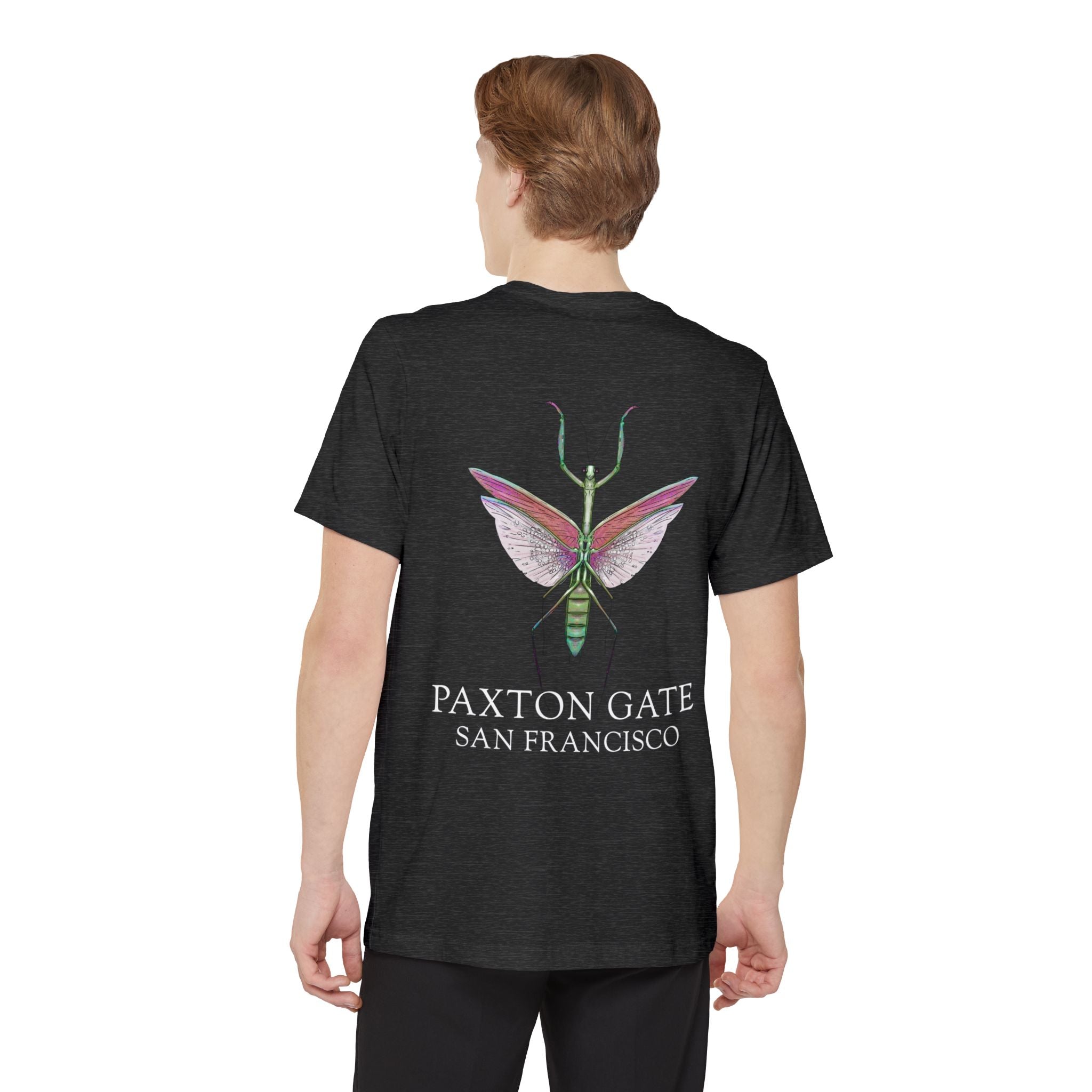Unisex Mantis Pocket T-Shirt by Kris Struble - Stylish Graphic Tee for Men & Women | Perfect for Casual Wear, Street Fashion & Everyday Outfits
