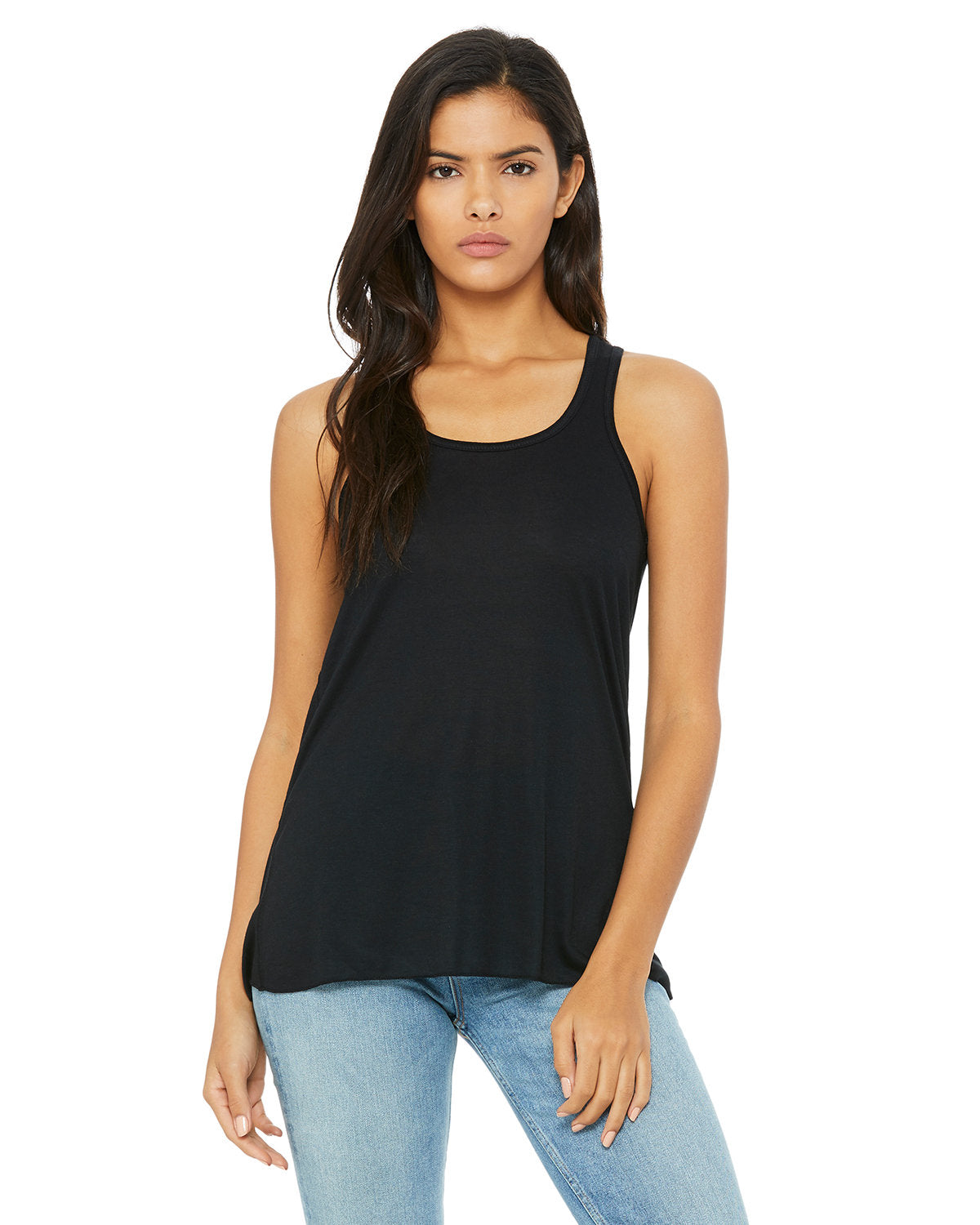 Bella + Canvas B8800 Women's Flowy Racerback Tank Top - Soft & Lightweight Workout Shirt for Yoga, Running & Summer Outfits