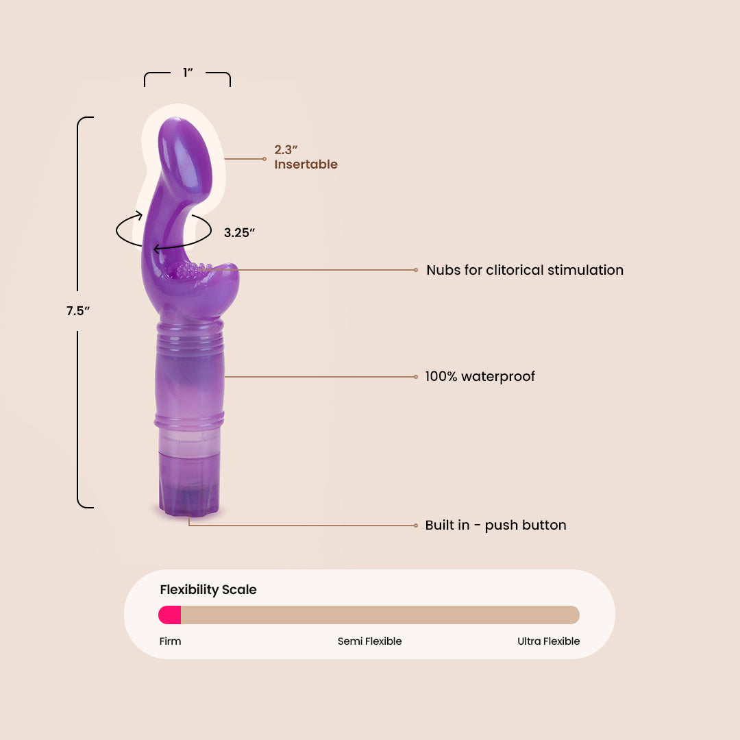 CalExotics The Original Personal Pleasurizers - Super Soft & Flexible Silicone Massager for Sensual Relaxation | Perfect for Couples, Solo Use & Stress Relief