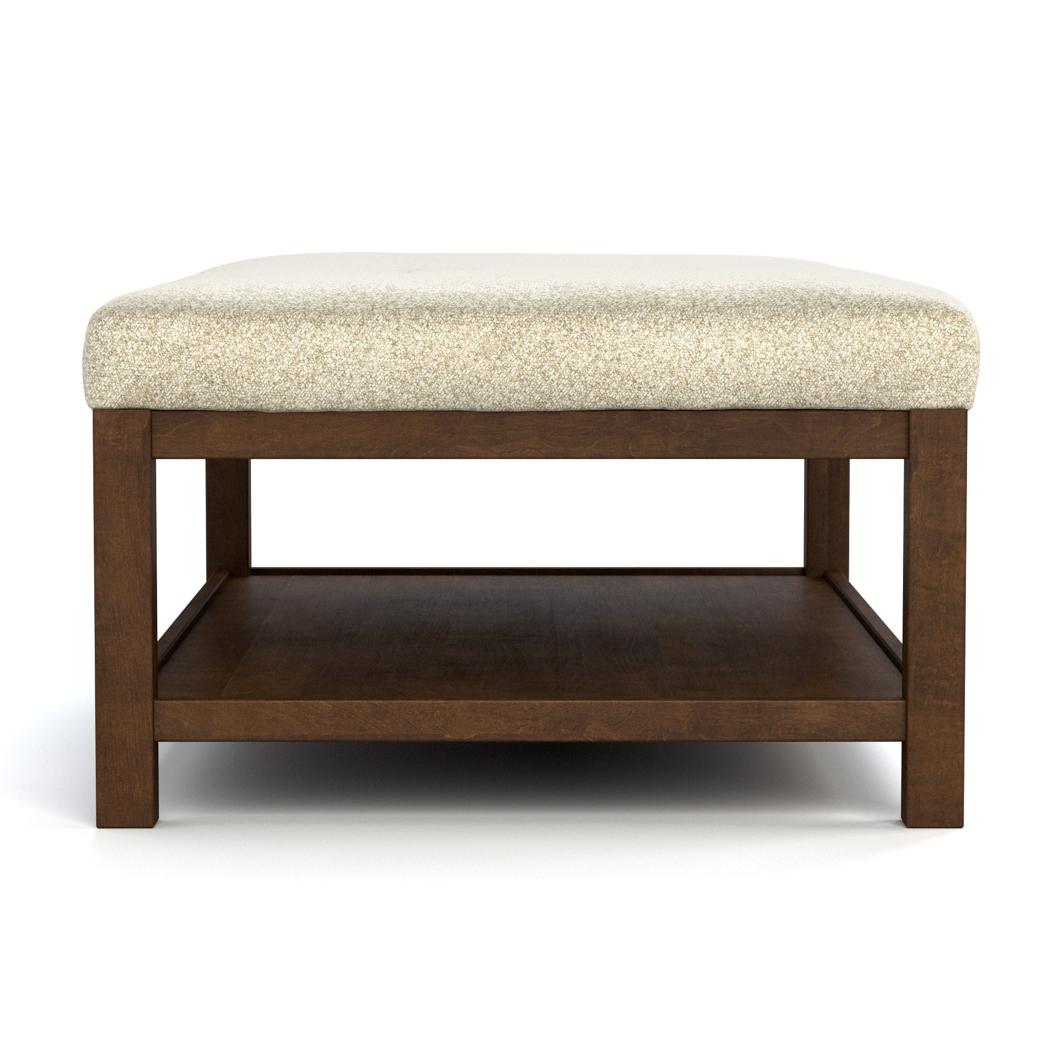 Origins Tufted Grid Cocktail Ottoman - Stylish Footrest & Extra Seating for Living Room, Bedroom or Office - Perfect Home Decor Accent