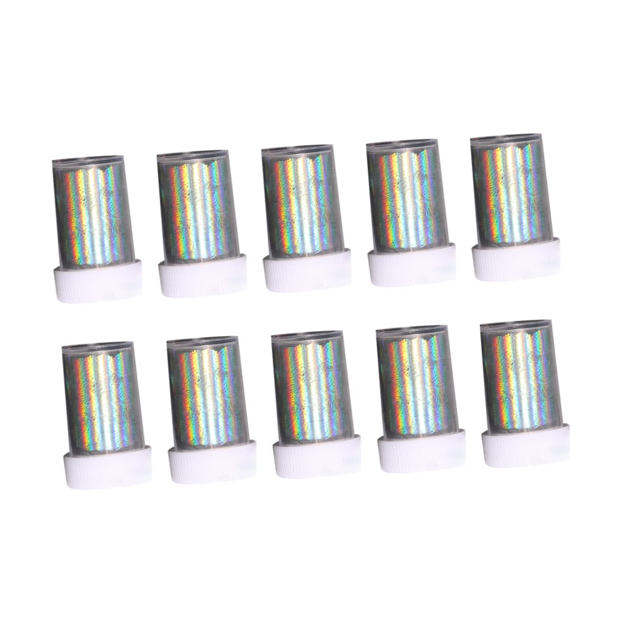 10pcs Foil Stickers for Nails - Minkissy Nail Art Decals, DIY Manicure Embellishments for Women | Perfect for Home Nail Decoration, Salon Styling & Party Nail Art Designs