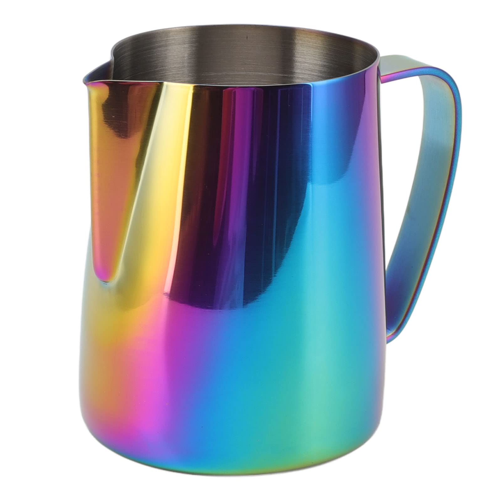 304 Stainless Steel Milk Frother Cup - 670ml Colorful Frothing Pitcher for Latte Art & Coffee Steaming | Perfect for Home Baristas & Coffee Shops