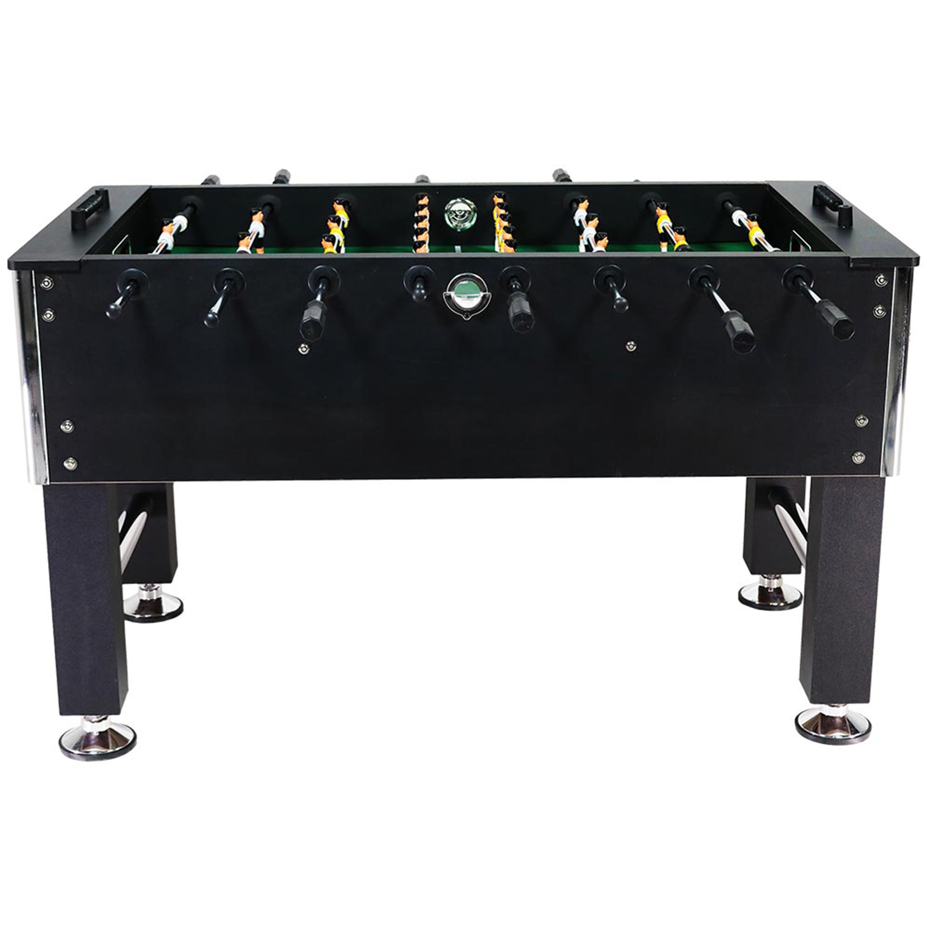 Sunnydaze 55-Inch Premium Foosball Table with 4 Drink Holders - Perfect for Game Rooms, Basements, and Family Entertainment