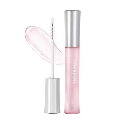 Coringco Pink Collagen Power Eyelash Serum for Growth & Thickness - Natural Lash Enhancer with Biotin & Peptides - Perfect for Nighttime Lash Care & Special Occasions