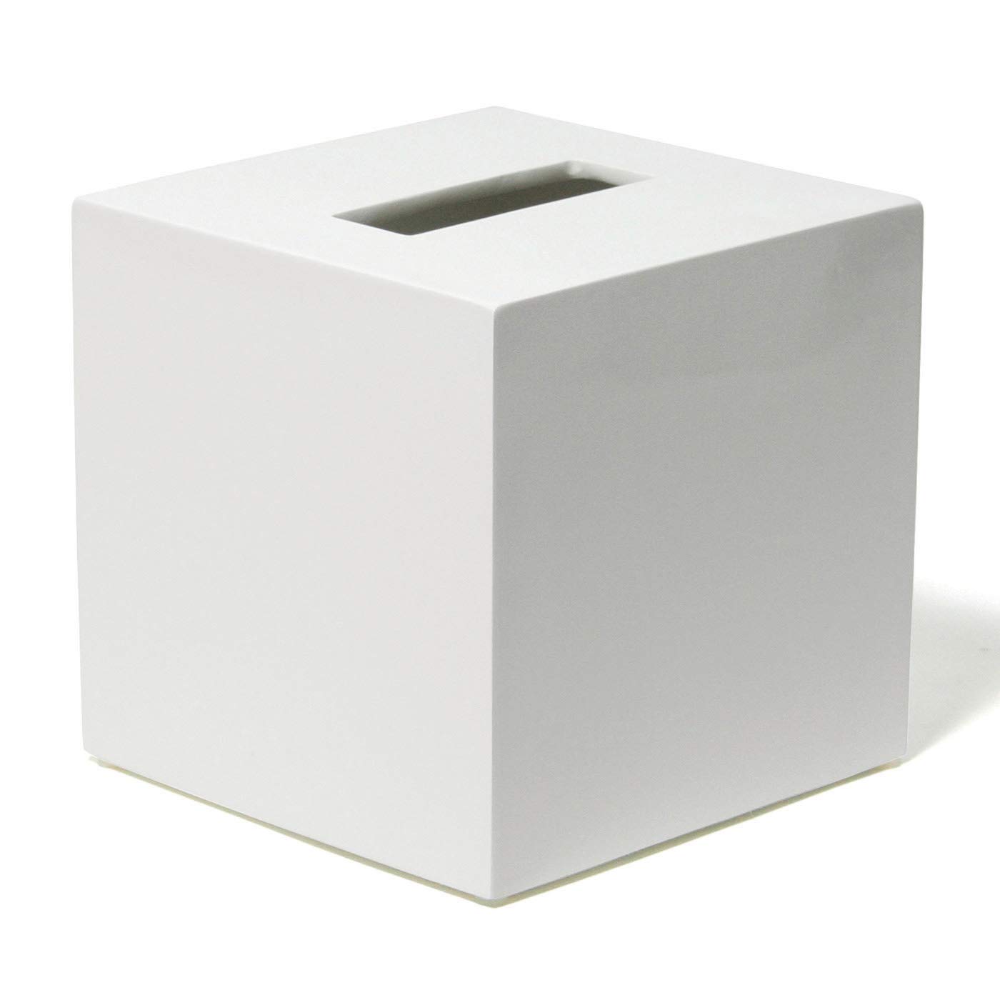 Jonathan Adler Lacquer Bath Tissue Box - Elegant Decorative Holder for Toilet Paper - Perfect for Bathroom, Powder Room & Guest Room Decor