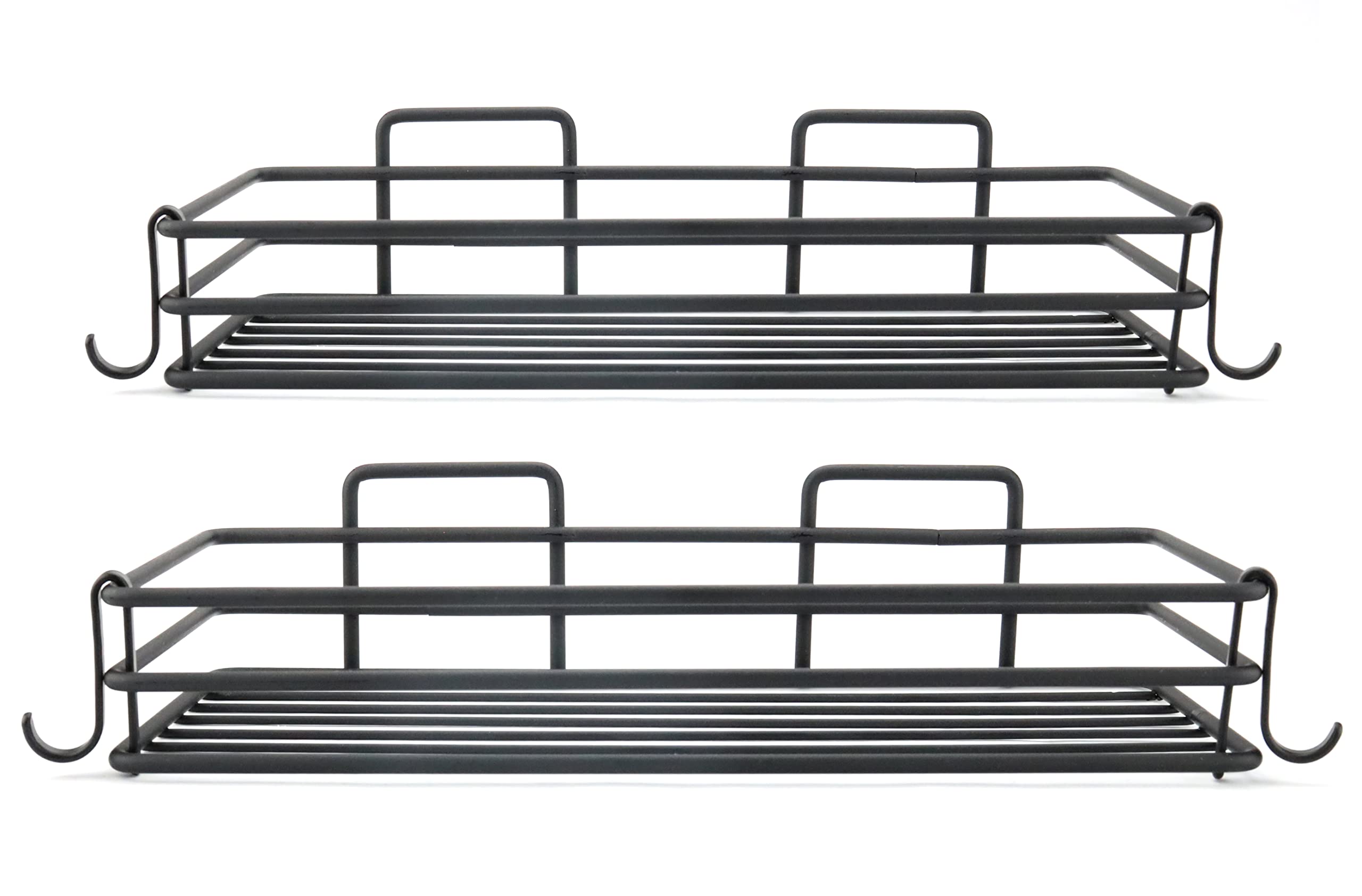 No-Drill Shower Caddy 2-Pack - Wall Mount Stainless Steel Bath Organizer for Shampoo & Soap Storage