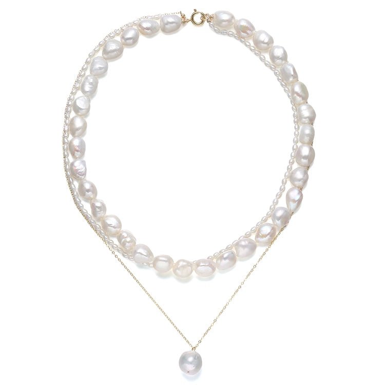 COCOKIM Thousand Faces Series Trio Mixed Necklace Set - Trendy Layered Necklaces for Women - Perfect for Everyday Wear, Date Night & Gift Giving