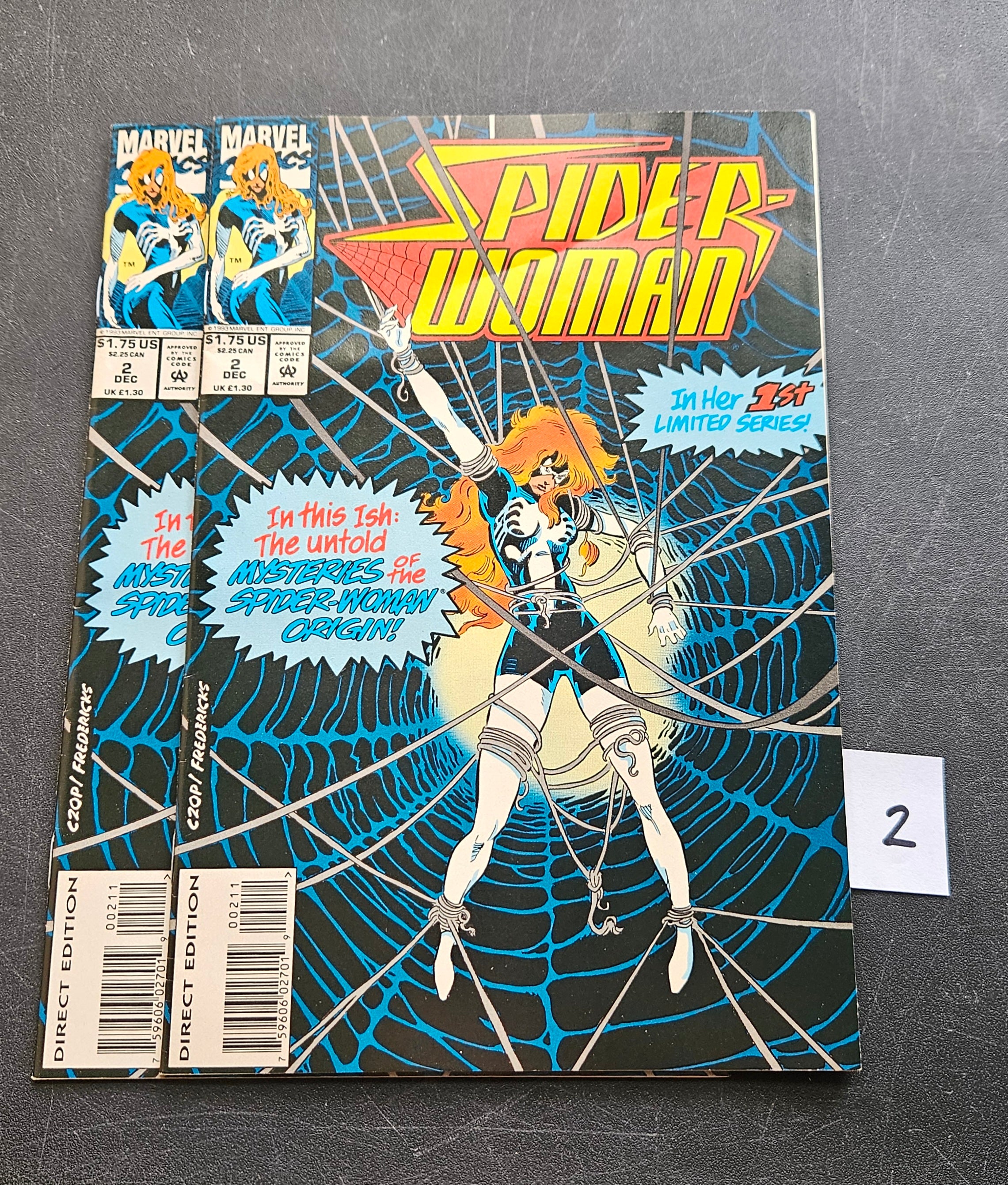 Spider Woman #2 1st Limited Series Dec 1993 Marvel Comic Book - Collectible Vintage Superhero Graphic Novel for Fans & Investors