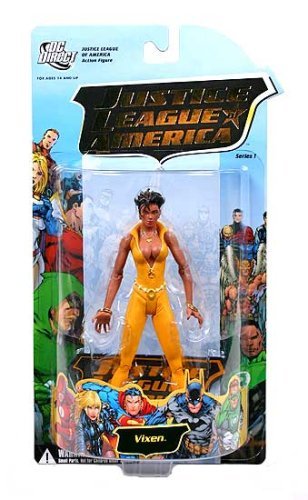 Justice League of America Vixen Action Figure - 6-Inch Collectible DC Superhero Toy for Display & Play - Perfect for Fans, Collectors & Gift Giving