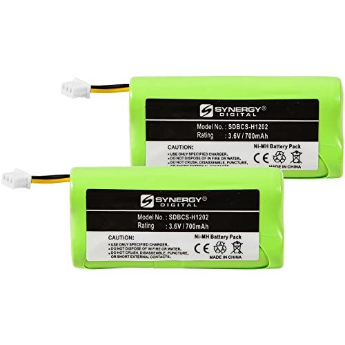 Synergy Digital Symbol LS4278 Barcode Scanner Battery Combo Pack - 2 x SDBCS-H1202 Rechargeable Batteries for Retail, Warehouse & Inventory Management - Perfect for Long Shifts & High-Volume Scanning
