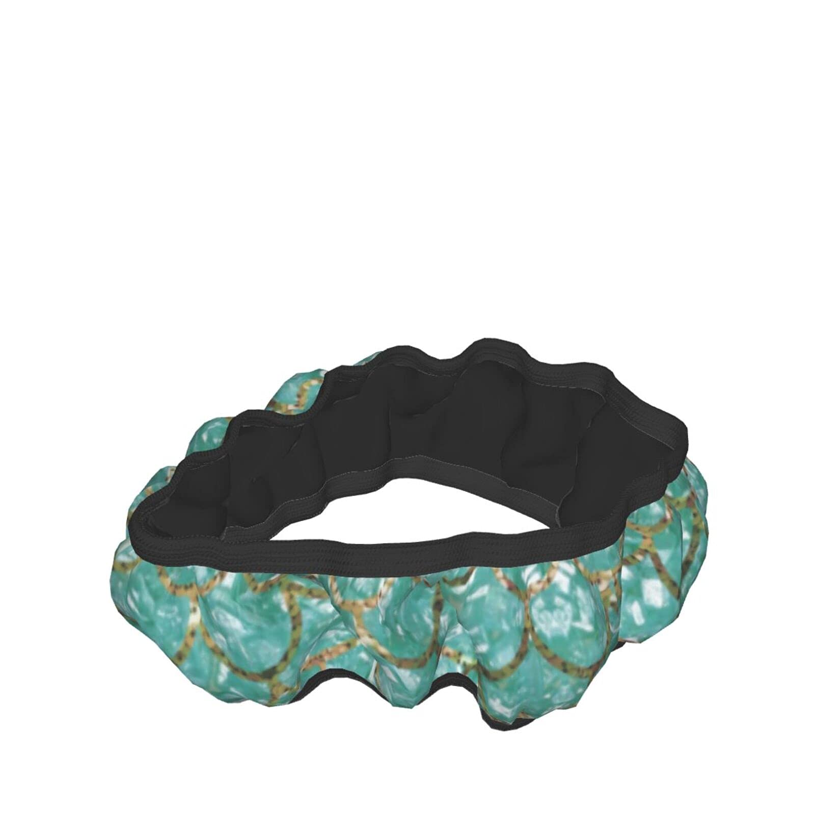 15 Inch Green Mermaid Steering Wheel Cover - Cute Car Accessories for Women & Girls - Funny SUV Steering Wheel Wrap Decor - Perfect for Daily Commute & Road Trips