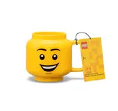 LEGO Themed Ceramic Coffee Mug - Large 16oz, Happy Boy Design - Perfect for Kids' Birthday Gifts & Collectible Display