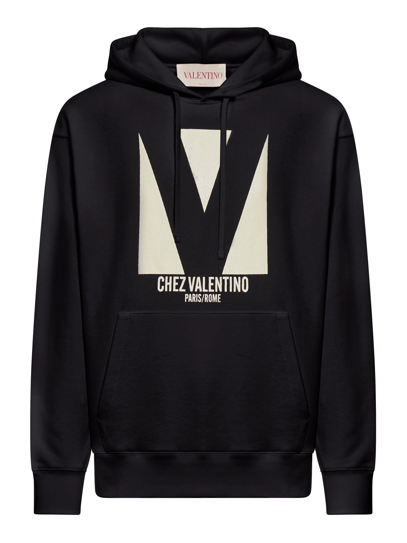 Valentino Print Cotton Hoodie for Men & Women - Soft & Comfortable Pullover for Casual Wear, Street Style & Loungewear