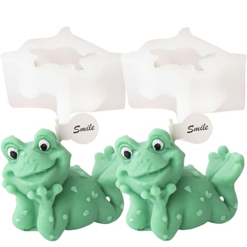 2 Pcs Frog Candle Mold-Set C