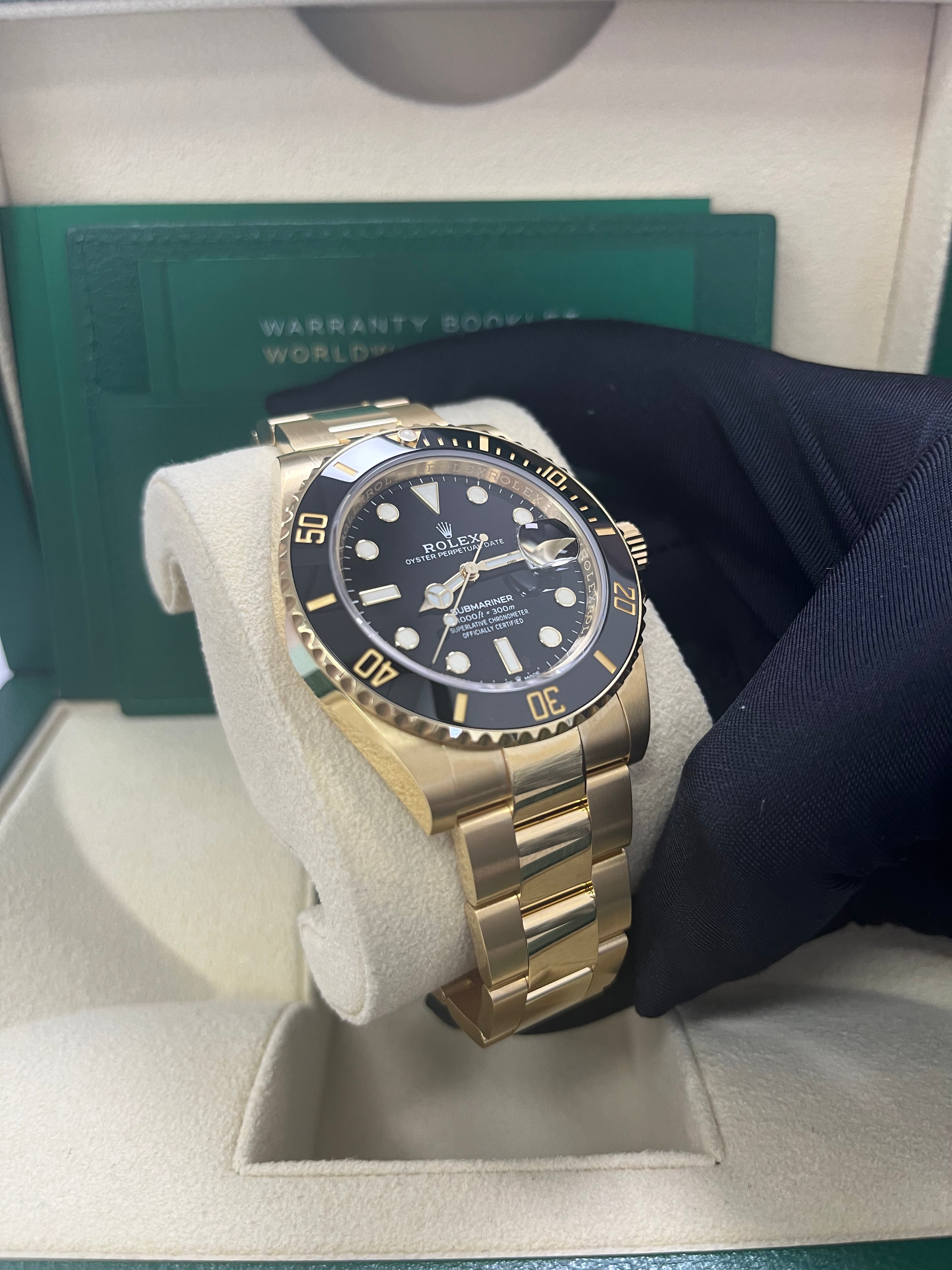 Rolex Yellow Gold Submariner Date Men's Watch with Black Dial - Ref. 126618LN - Luxury Diving Watch for Professional & Formal Occasions