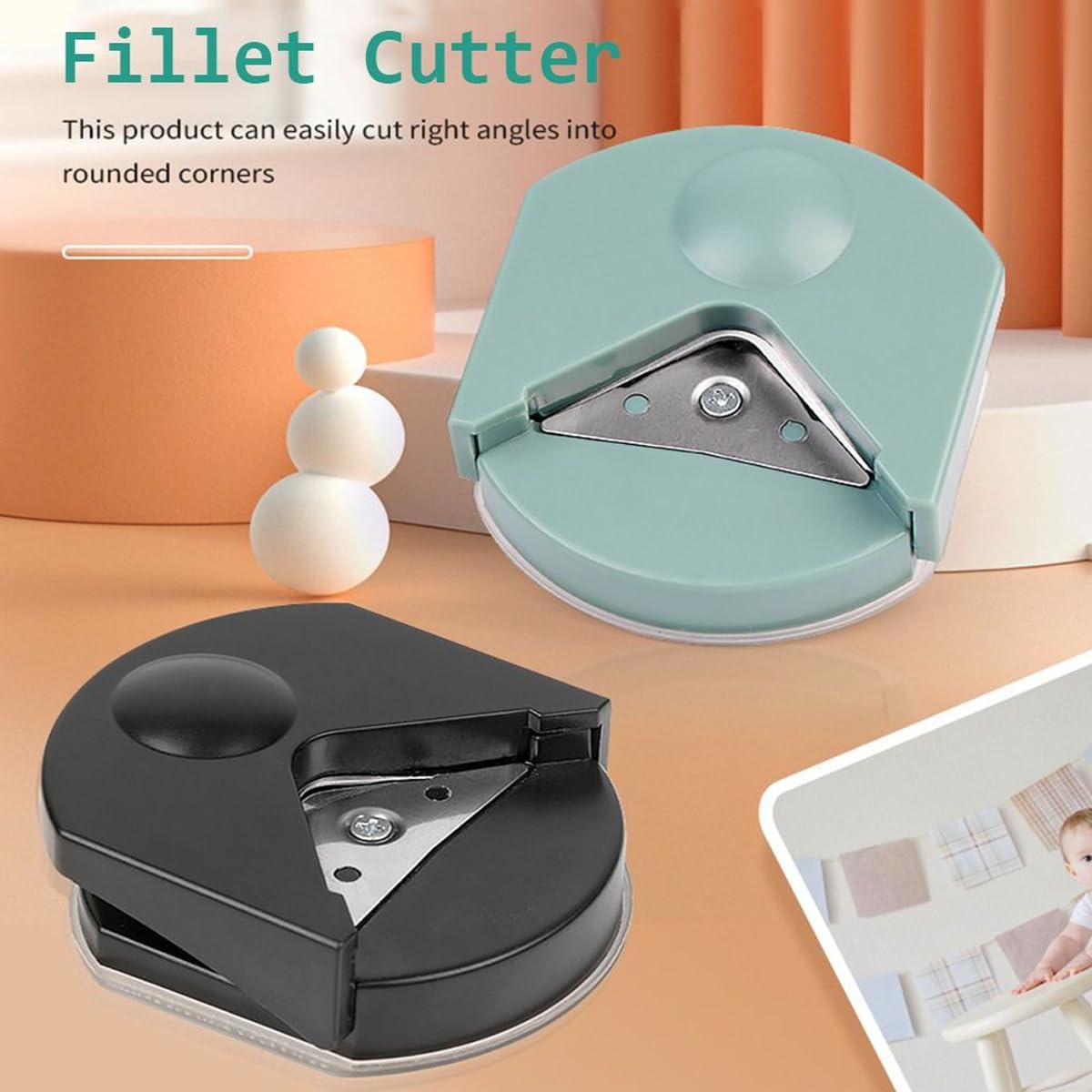 ZAAWUUT Mini Corner Rounder Punch for DIY Crafts, Office & School Use