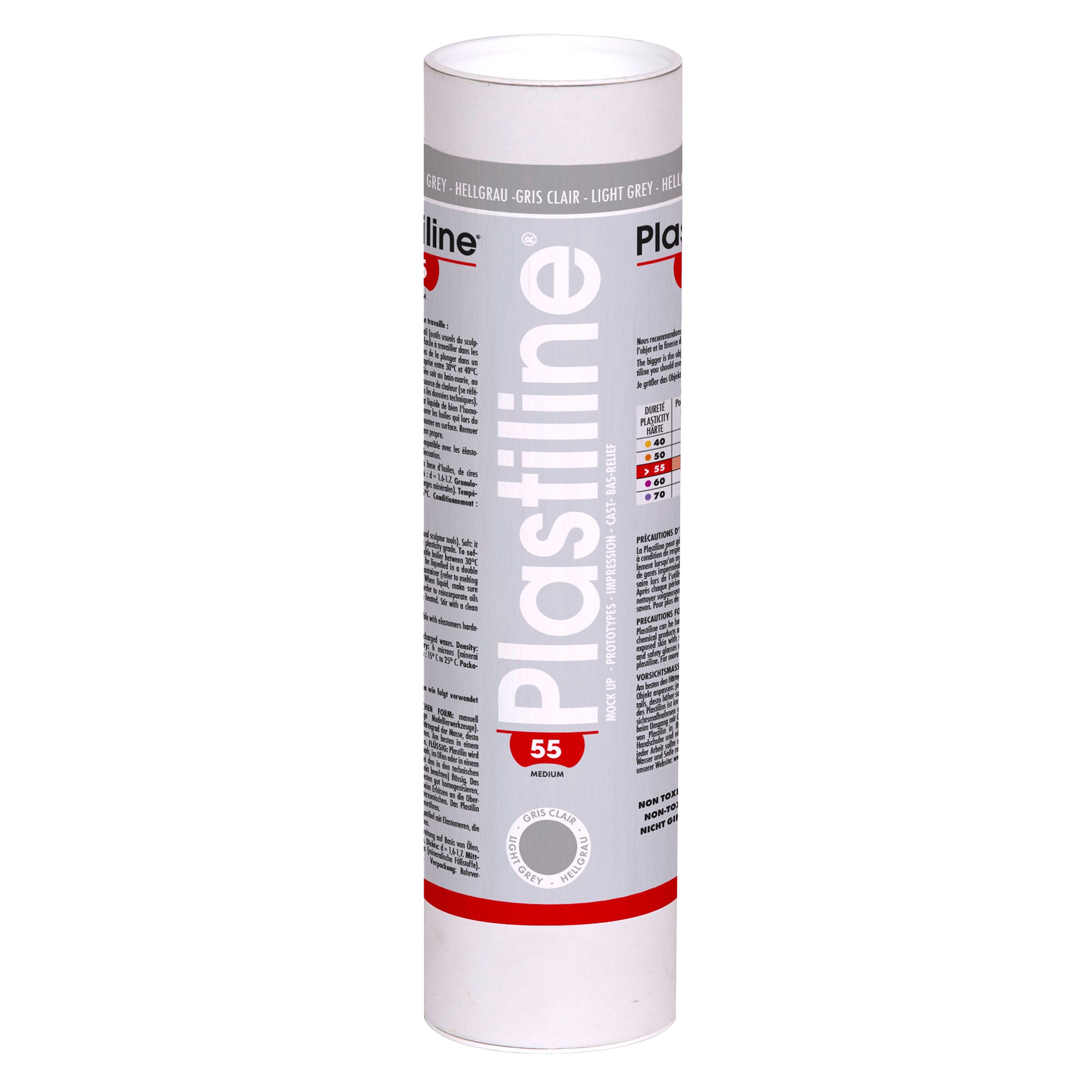 Premium 55 Hardness Plastiline Modeling Clay - Ivory Color for Sculpting, Pottery & Art Projects - Ideal for Artists, Students & DIY Crafters
