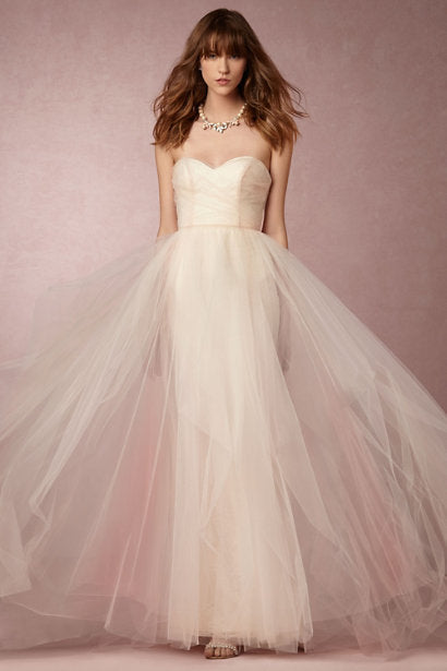 Hayley Paige Bella Candi Blush Wedding Gown - Elegant A-Line Bridal Dress for Romantic Ceremonies & Formal Events