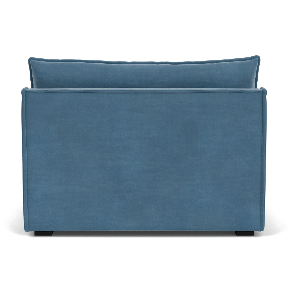 Daphne Velvet 1 Seater Modular Sofa (Armless) - Modern Living Room Furniture for Small Spaces & Apartments
