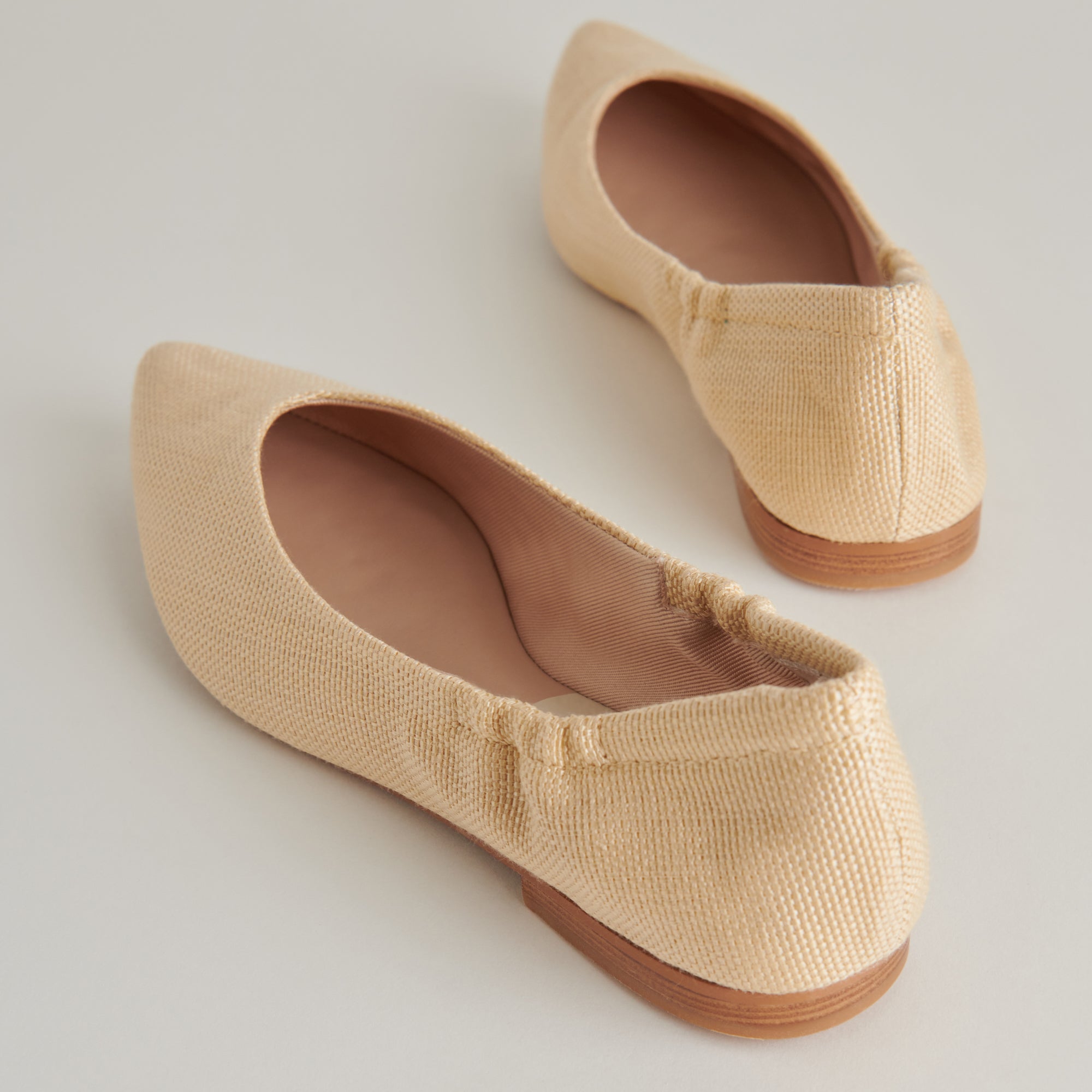 NADAV Women's Ballet Flats - Lightweight Natural Raffia Shoes for Comfort & Style | Perfect for Casual Wear, Office, and Summer Outfits