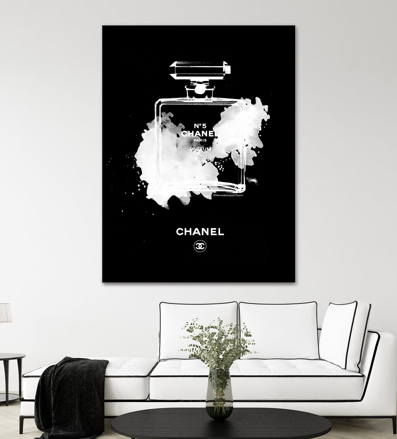 Chanel Perfume Bottle Inverted - Luxury Fragrance Gift for Women, Elegant Glass Bottle with Timeless Scent - Perfect for Birthday, Anniversary & Special Occasions