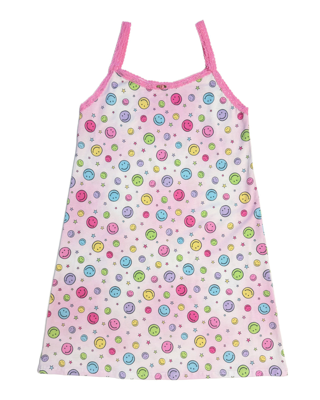 Junior Happy Chemise - Cute & Comfortable Girls' Sleepwear for Nightwear & Loungewear | Perfect for Sleepovers, Relaxing at Home & Cozy Nights