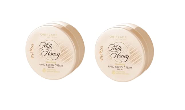 Milk & Honey Gold Nourishing Hand & Body Cream - 2 Pack (75 x 2g) - Ultra Hydrating Moisturizer for Dry Skin - Perfect for Travel, Office & Home Use