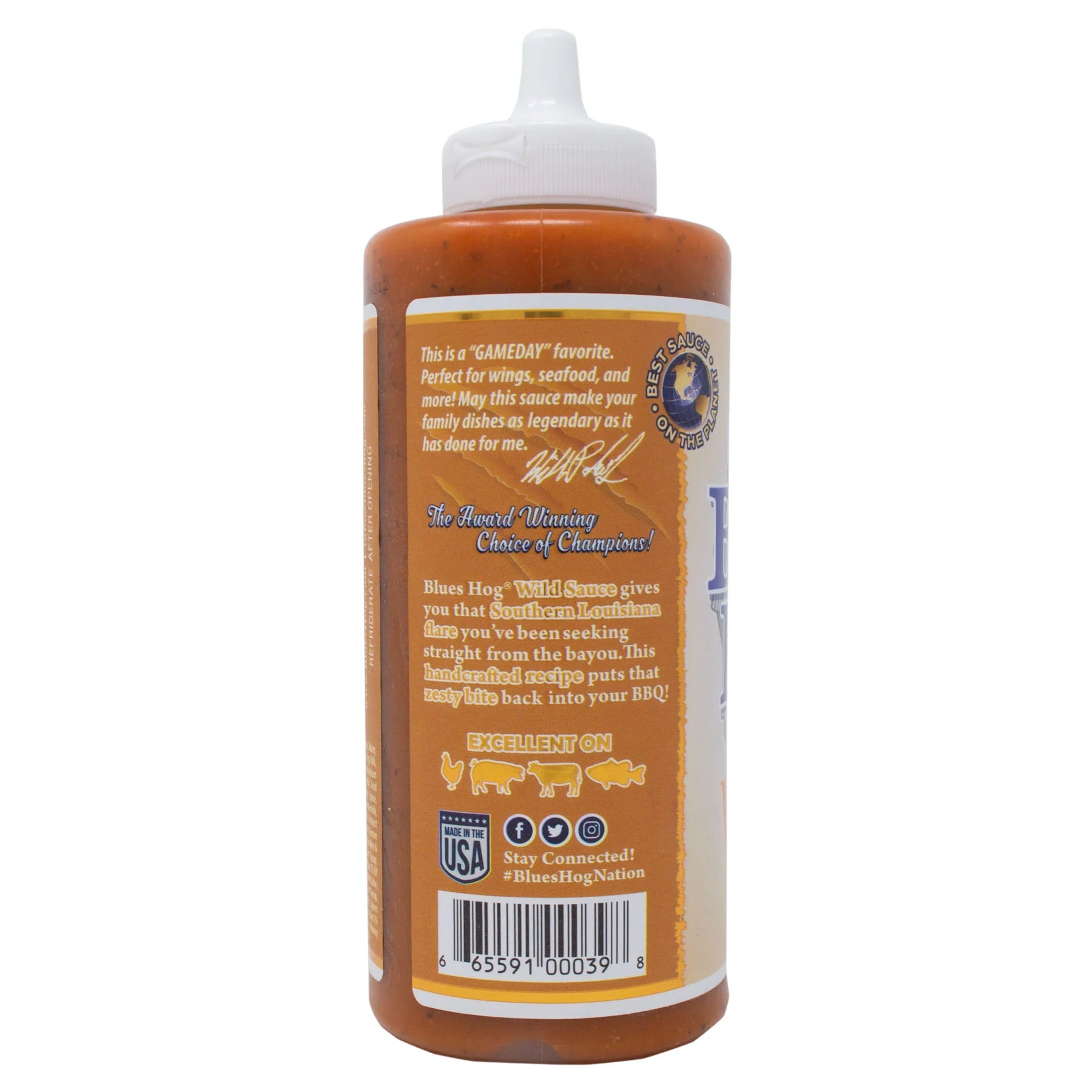 Blue's Hog Wild BBQ Sauce - Premium Smoky & Spicy Flavor for Grilling, Smoking, and Roasting - Perfect for Ribs, Chicken, and Pulled Pork