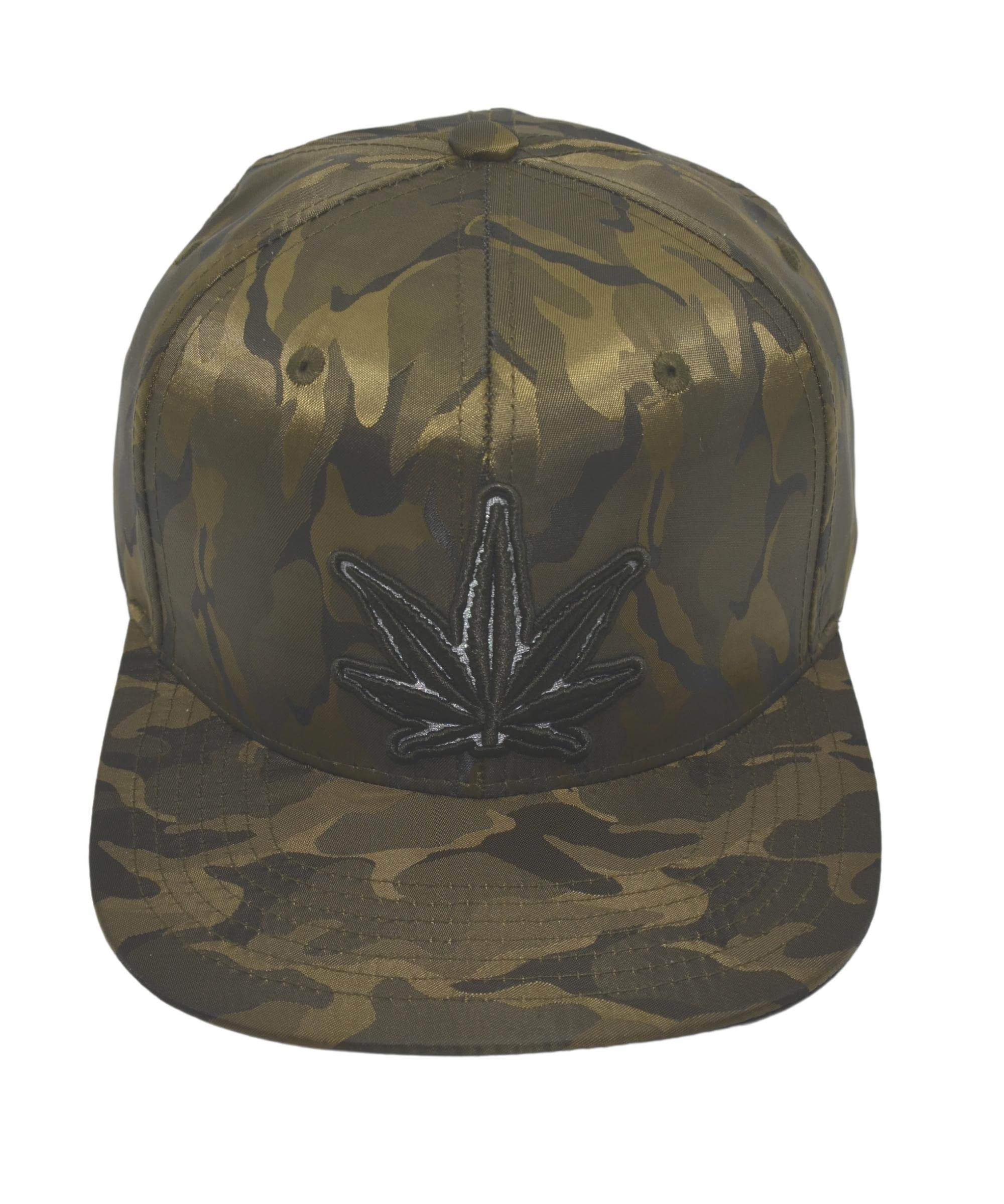 Popfizzy Weed Hat - Unisex Cannabis Baseball Cap with Pot Leaf Design | Marijuana Snapback for Stoners & Rappers | Perfect for Festivals, Concerts & 420 Gifts