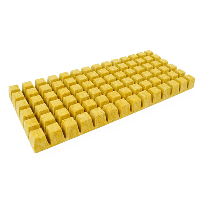 Cultiwool 84 Cell Rooting Plug Sheets - 25 Sheets per Case for Hydroponics, Seed Starting & Plant Propagation | Ideal for Indoor Gardening, Greenhouses & Nursery Use