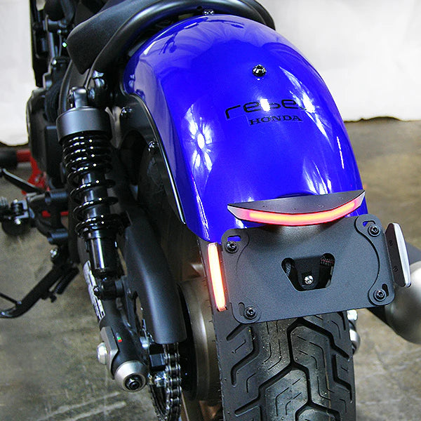 Honda Rebel 500 Fender Eliminator Kit for 2017-2023 Models - Rear Fender Delete, License Plate Relocator - Perfect for Motorcycle Customization & Clean Look Upgrades