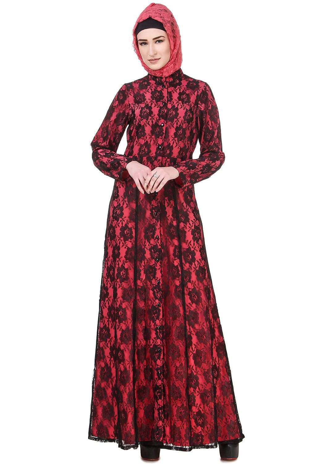 Elegant Kashish Abaya for Women - Modest Islamic Prayer Dress - Perfect for Mosque, Eid, and Special Occasions