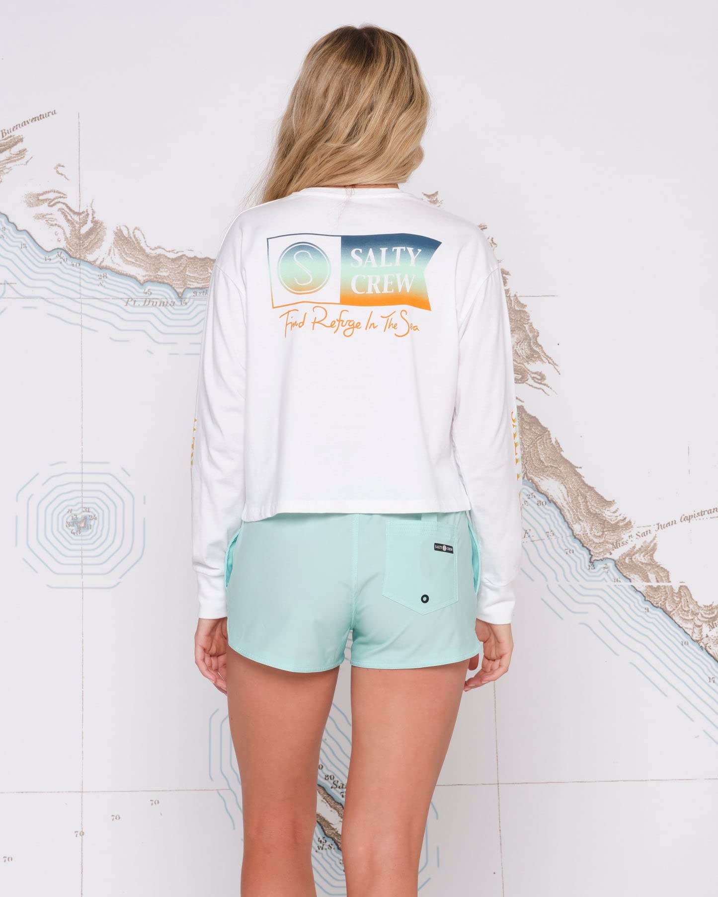 Salty Crew Women's Beacons Shorts - Quick-Dry Swim & Beach Shorts for Women | Perfect for Swimming, Surfing & Summer Activities