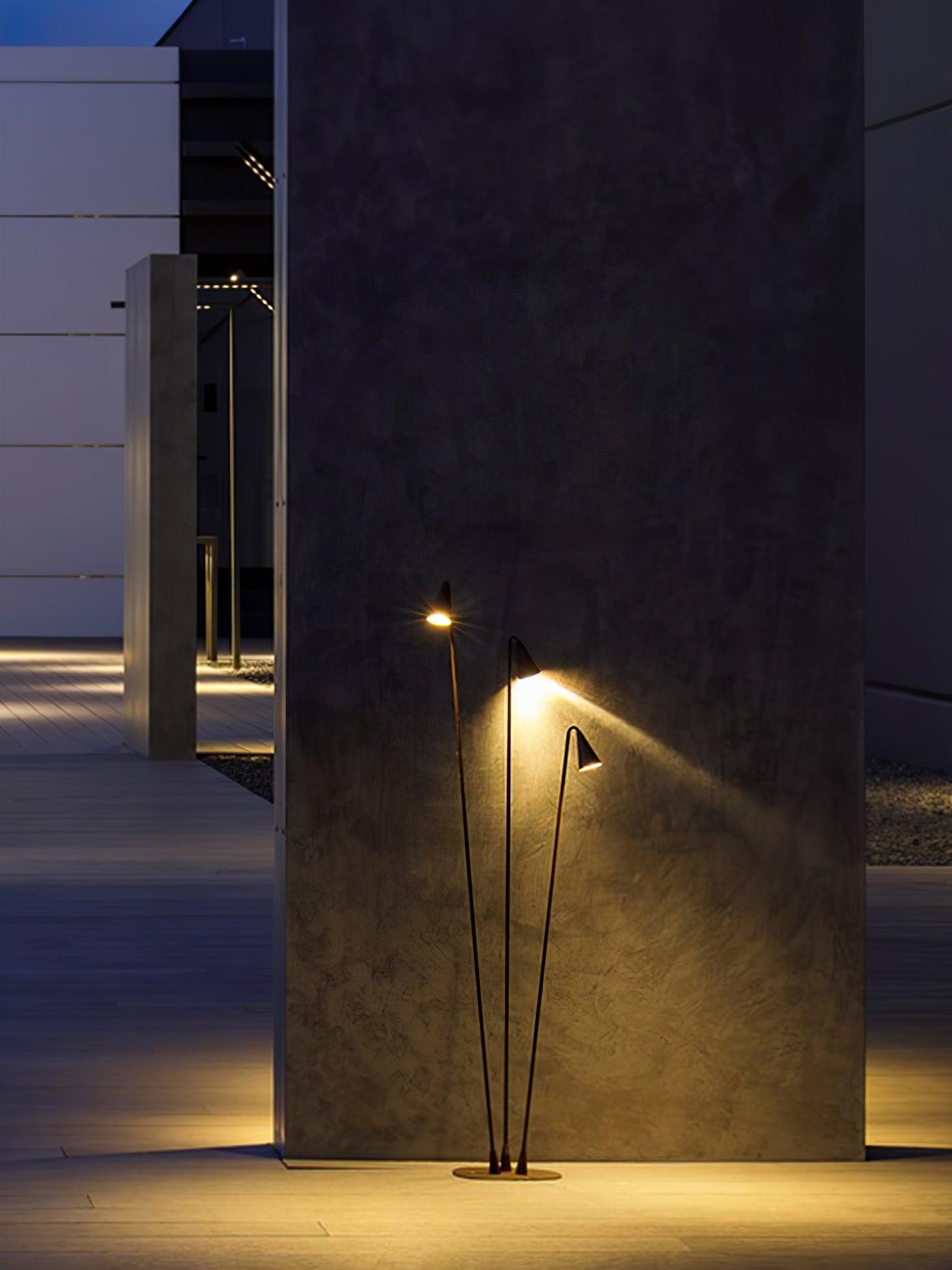Bellflower Outdoor Floor Lamp - Weatherproof & Durable Garden Lighting for Patio, Deck, and Backyard - Perfect for Evening Gatherings & Landscape Illumination