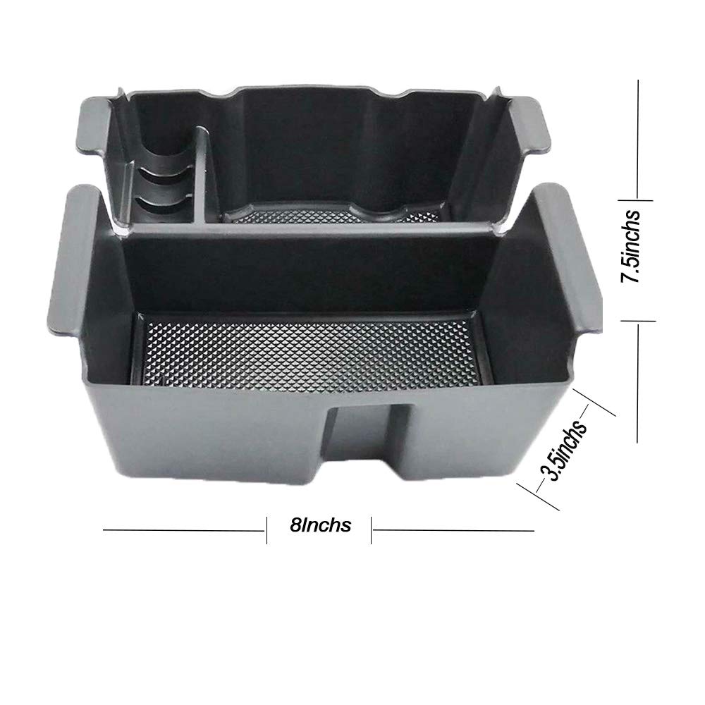 2018-2020 Jeep Wrangler JL/JLU & Gladiator JT Center Console Organizer Tray | Custom Fit Accessories for Storage & Organization | Perfect for Road Trips & Off-Road Adventures