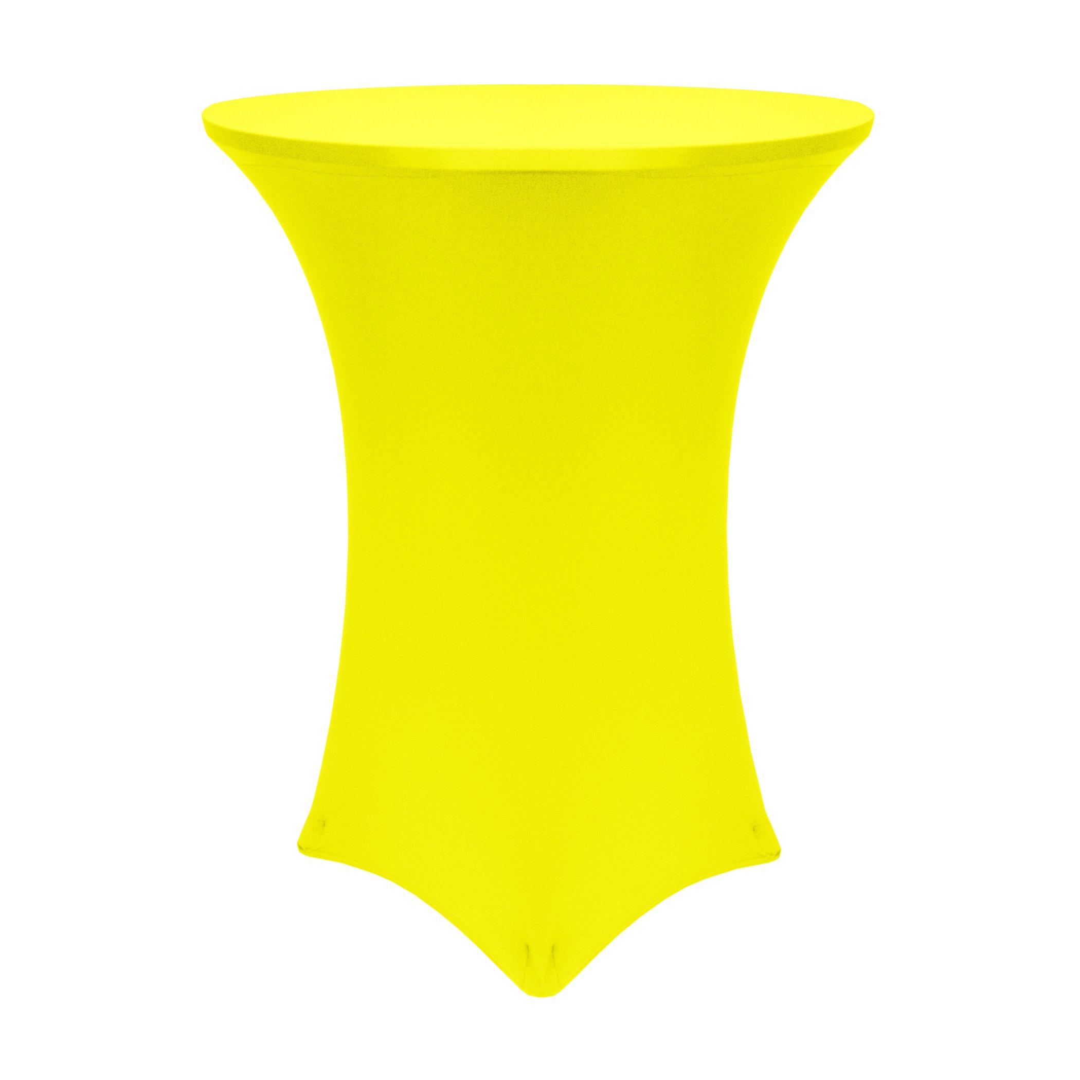 ULTIMATE TEXTILE - 55 Pack Stretchy Spandex Tablecloths 30-36 Inch Round Fitted Elastic Cocktail Table Covers for 42