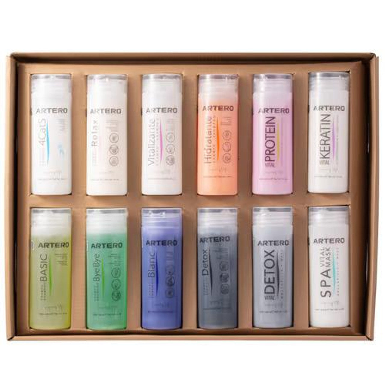 Artero Shampoo and Conditioner Set - 12 x 100ml Travel Size for Hair Care - Perfect for Gym, Travel & Daily Use