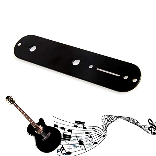 High-Quality Tele Style Electric Guitar Black Control Plate 448C - Perfect for Guitar Upgrades & Repairs