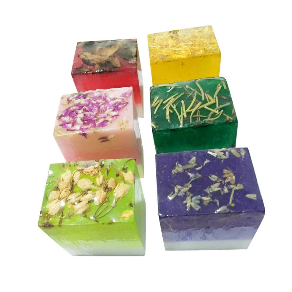 **150g Lavender Jasmine Rose Essential Oil Soap – Handmade Dry Flower Soap for Face & Body – Skin Nourishing, Cleansing & Moisturizing – 3PCS Set (Tea Plant) – Perfect for Relaxing Baths, Spa Days & Gift Giving**