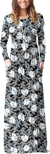 C-floral White Lily Black