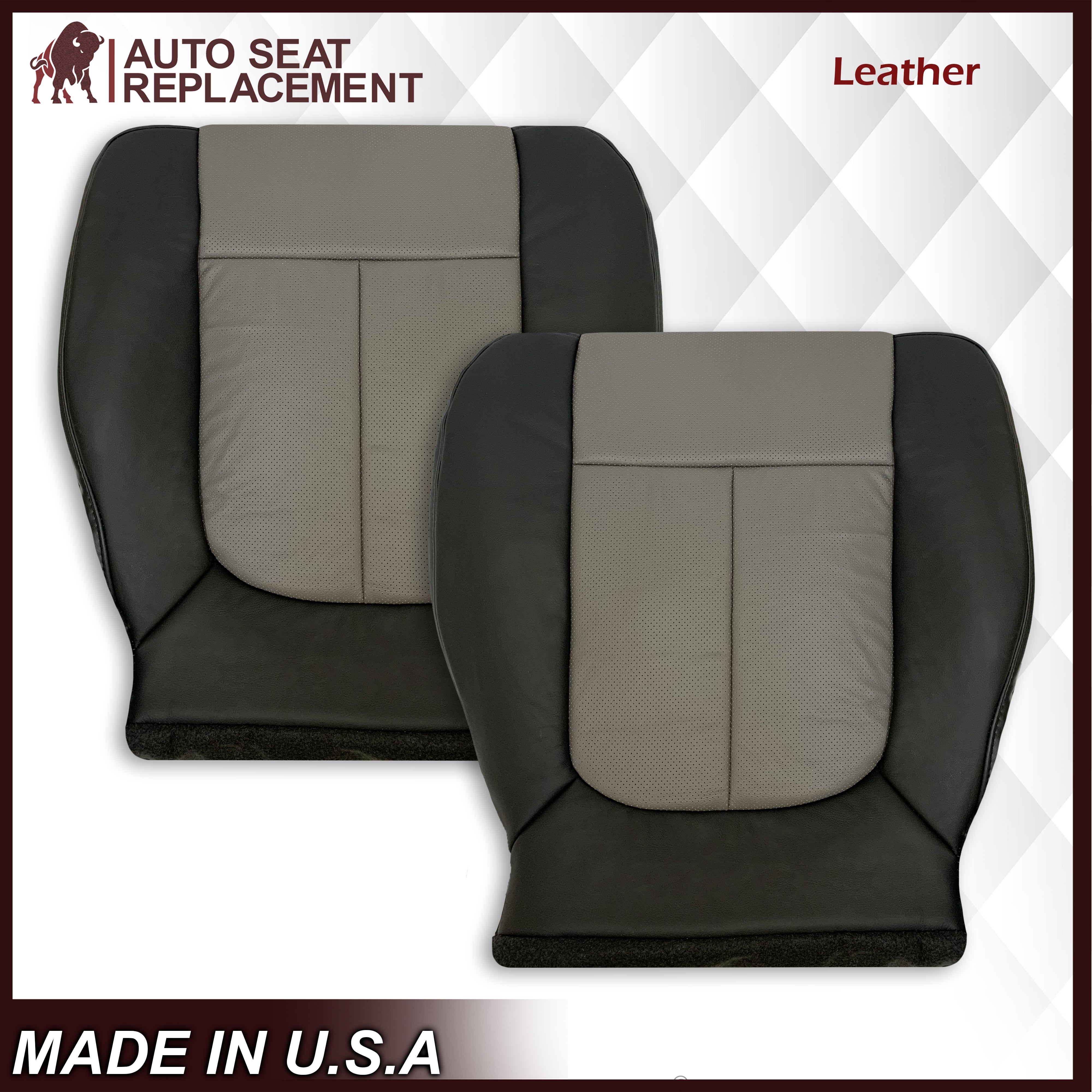 2010-2012 Ford F150 Harley-Davidson Edition Perforated Leather Seat Covers - Premium Custom Fit for Enhanced Comfort & Style - Perfect for Road Trips & Daily Commutes