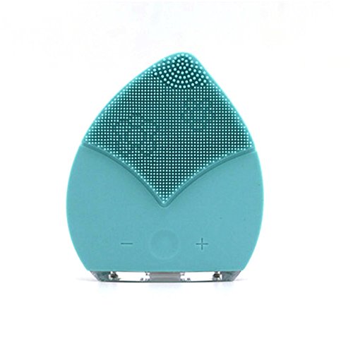 Electric Facial Cleansing Brush - Sonic Vibration Deep Pore Cleaner, Waterproof Silicone Face Wash Massager for Acne & Blackheads (Black) | Perfect for Daily Skincare Routine & Spa-Like Treatment at Home