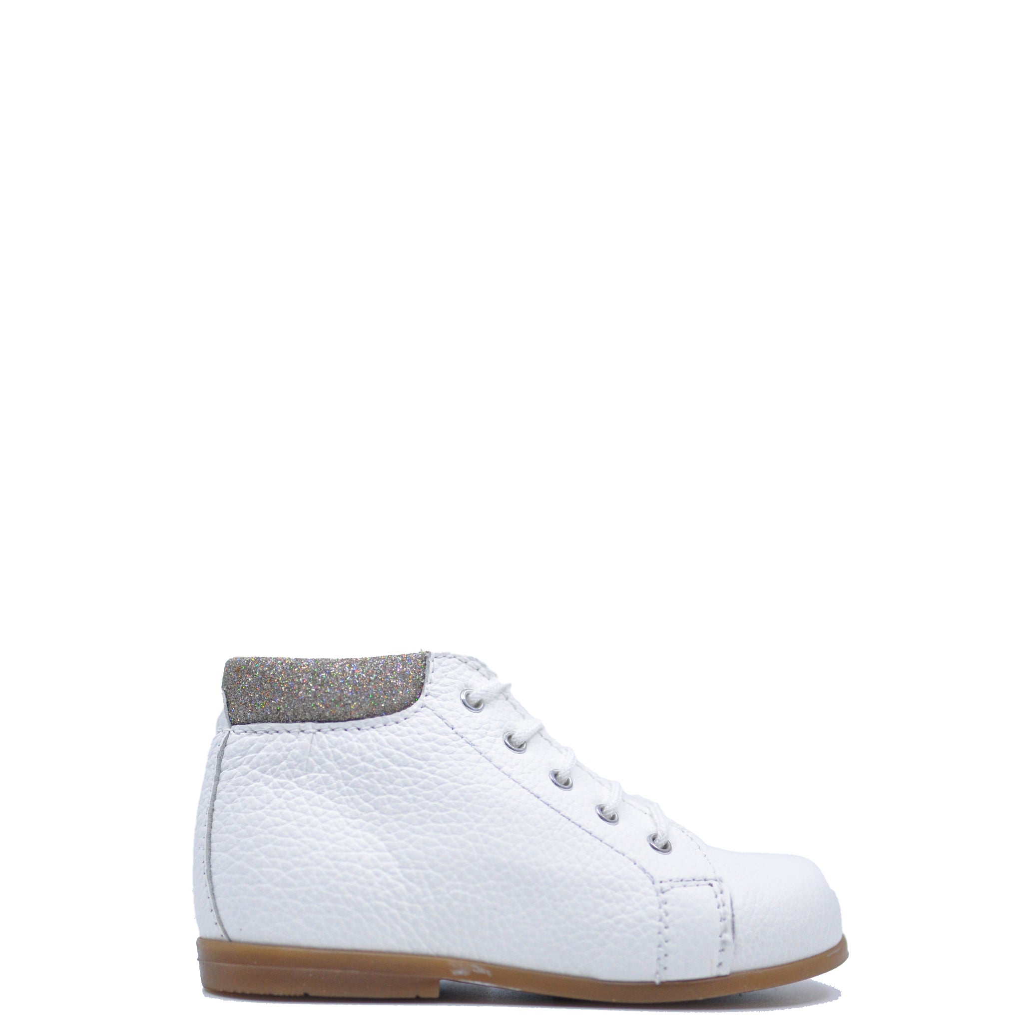 Beberlis White Pebbled Baby Booties - Soft Non-Slip Infant Shoes for Newborns & Toddlers | Perfect for First Steps, Indoor Play & Photo Shoots