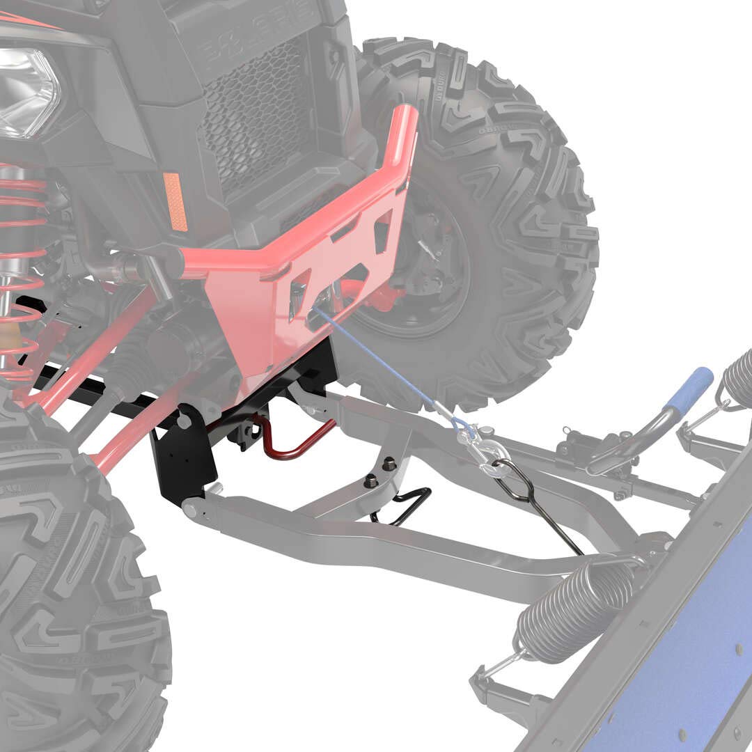Polaris ATV Glacier PRO HD Snow Plow Mount Kit - Heavy Duty Universal ATV Plow Mounting System for Winter Snow Removal & Off-Road Utility Vehicles